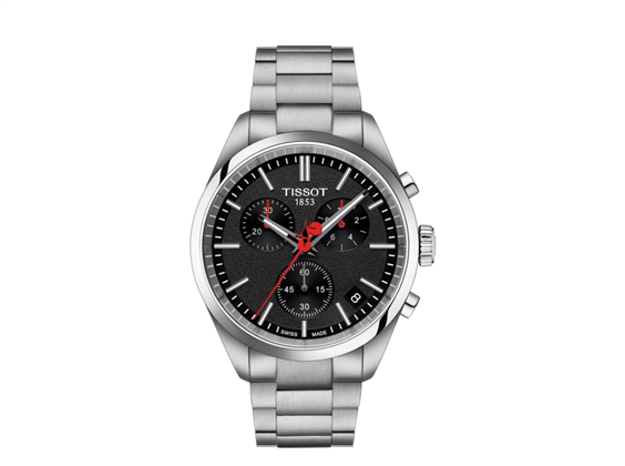 Orologio Tissot Uomo Tissot PR 100 Vuelta 40mm in Acciaio T1504171105101 - T1504171105101